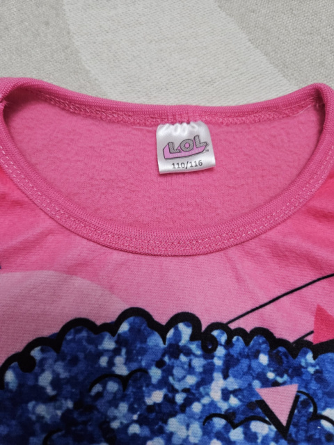 Bluza polarowa dziewczęca 110-116 Bluza polarowa dziewczęca 110-116